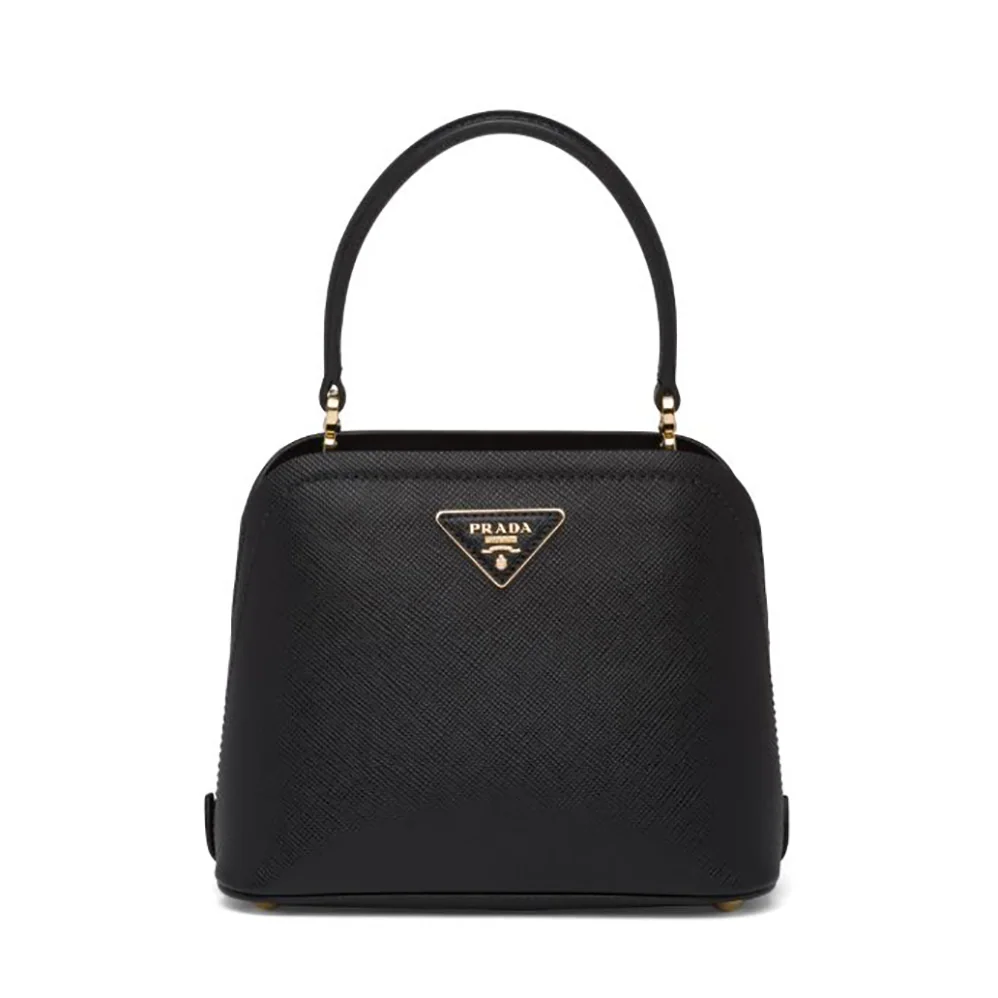 Prada Prada Matinee Micro Saffiano Leather Bag for Women in Black