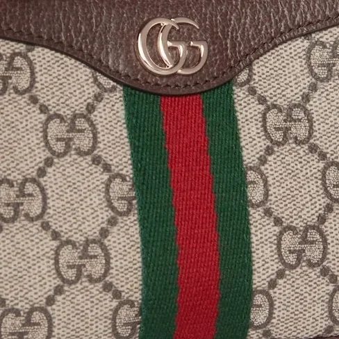 Gucci Ophidia Mini Shoulder Bag / Beige/ Dark Brown Gold Hardware Gucci Ophidia Mini Shoulder Bag / Beige/ Dark Brown Gold Hardware