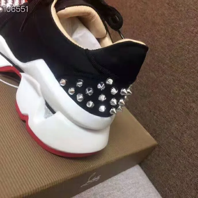 Christian Louboutin Shoes Vrs 2018 Sneakers for Women in Black Christian Louboutin Shoes Vrs 2018 Sneakers for Women in Black
