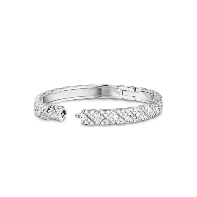 Chanel Coco Crush Bracelet Silver Hardware