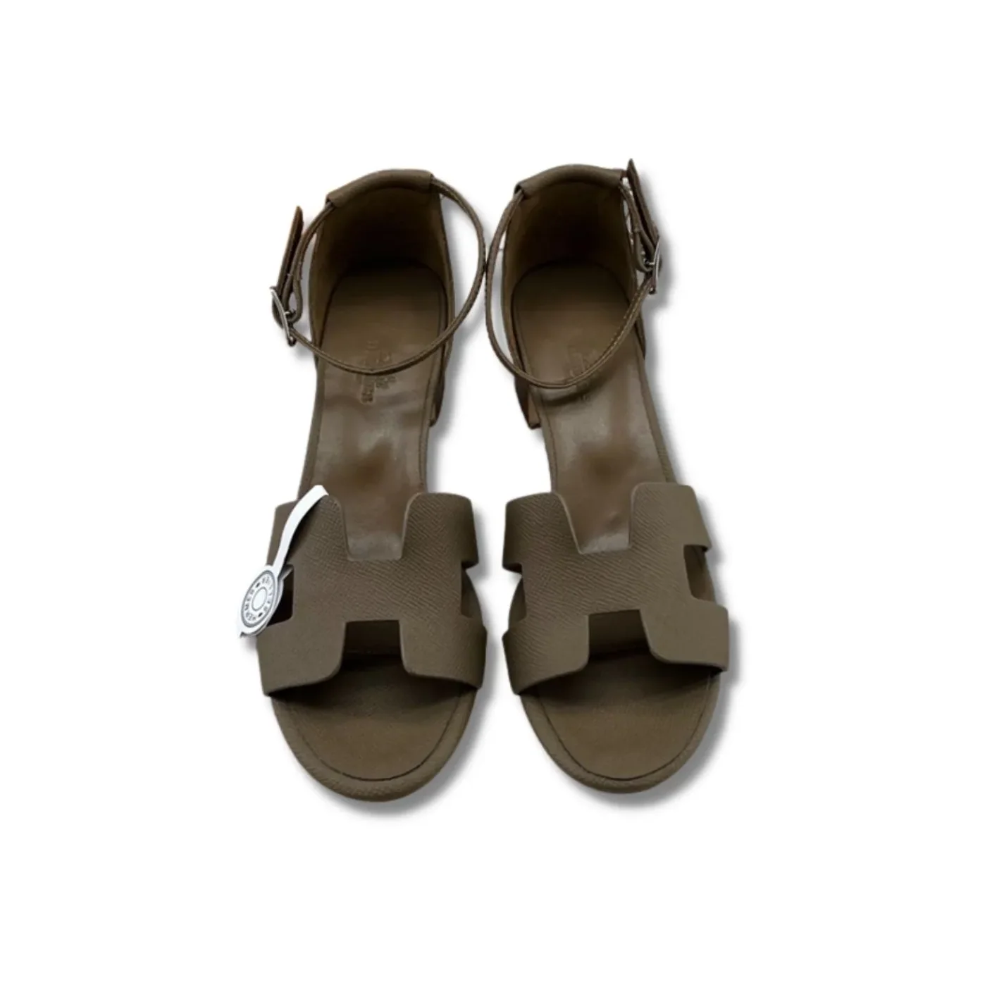 Hermes Encens 50 Sandal Dark Greige Hermes Encens 50 Sandal Dark Greige