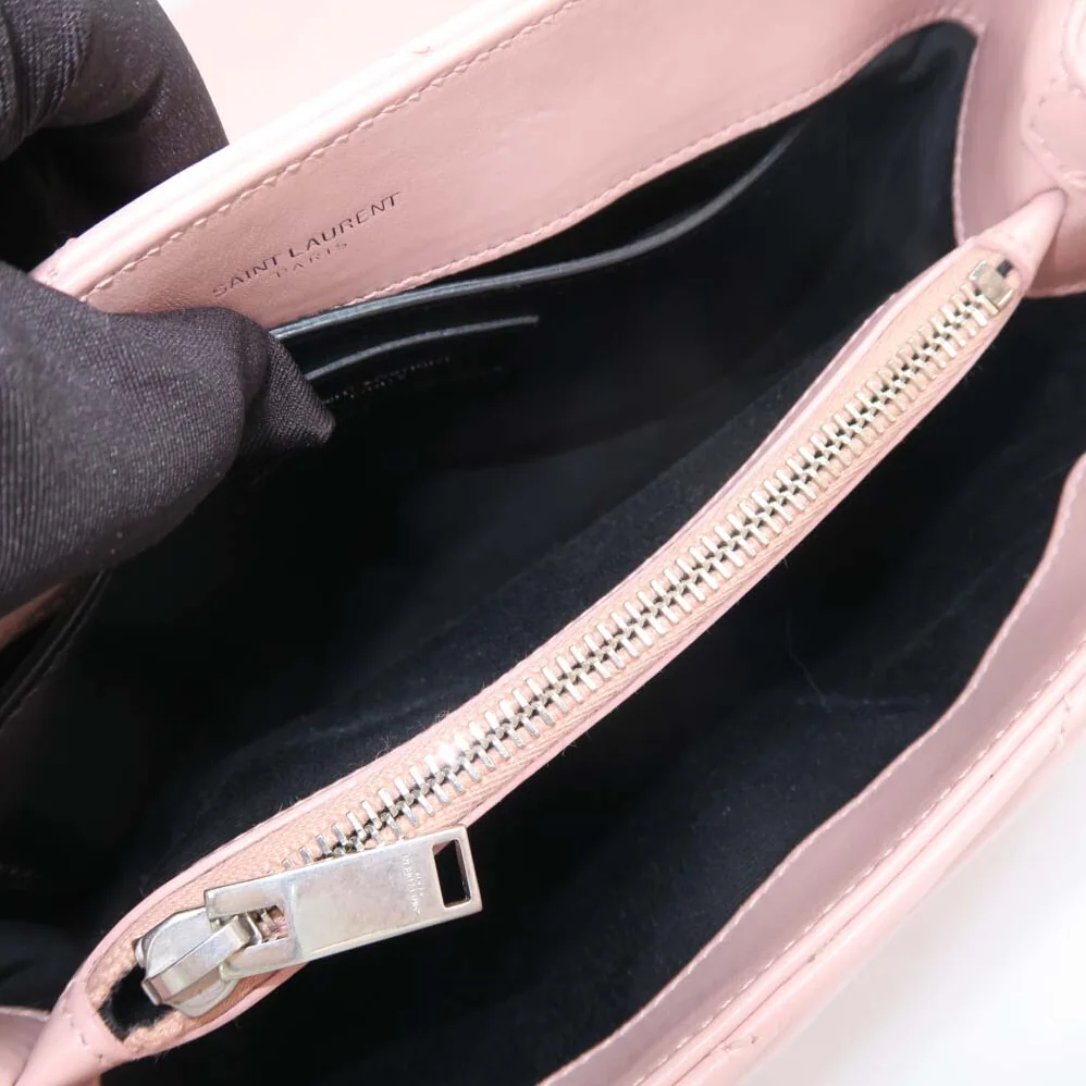 Saint Laurent YSL Loulou Small Matelasse Y Leather for Women in Pink Saint Laurent YSL Loulou Small Matelasse Y Leather for Women in Pink