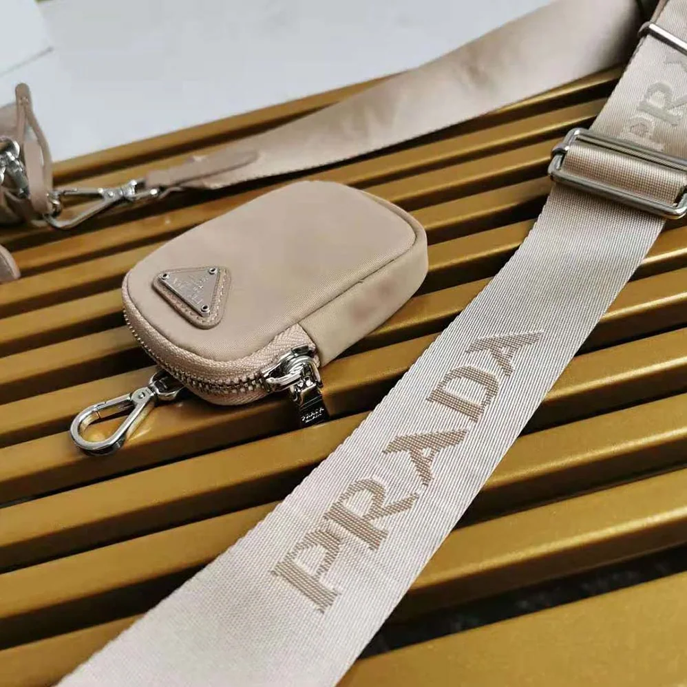 Prada Prada Re-Edition 2005 Nylon Bag for Women in Pink Prada Prada Re-Edition 2005 Nylon Bag for Women in Pink