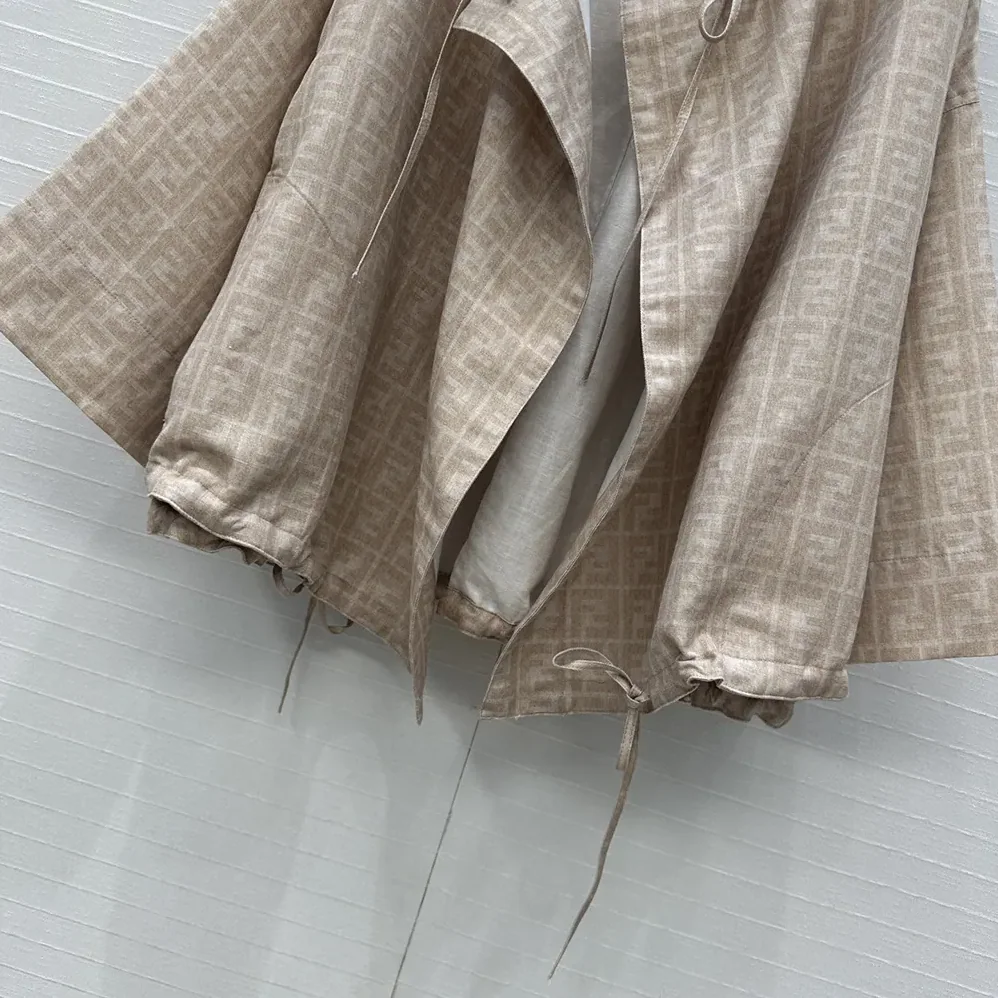 Fendi Beige FF Chambray Jacket for Women Fendi Beige FF Chambray Jacket for Women