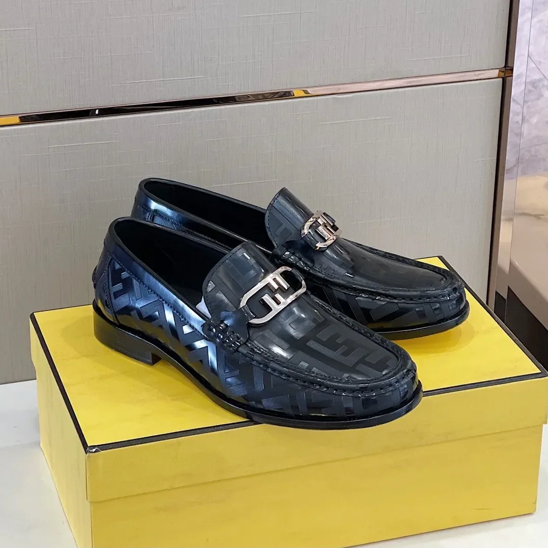 Fendi Domino Black Loafers Fendi Domino Black Loafers