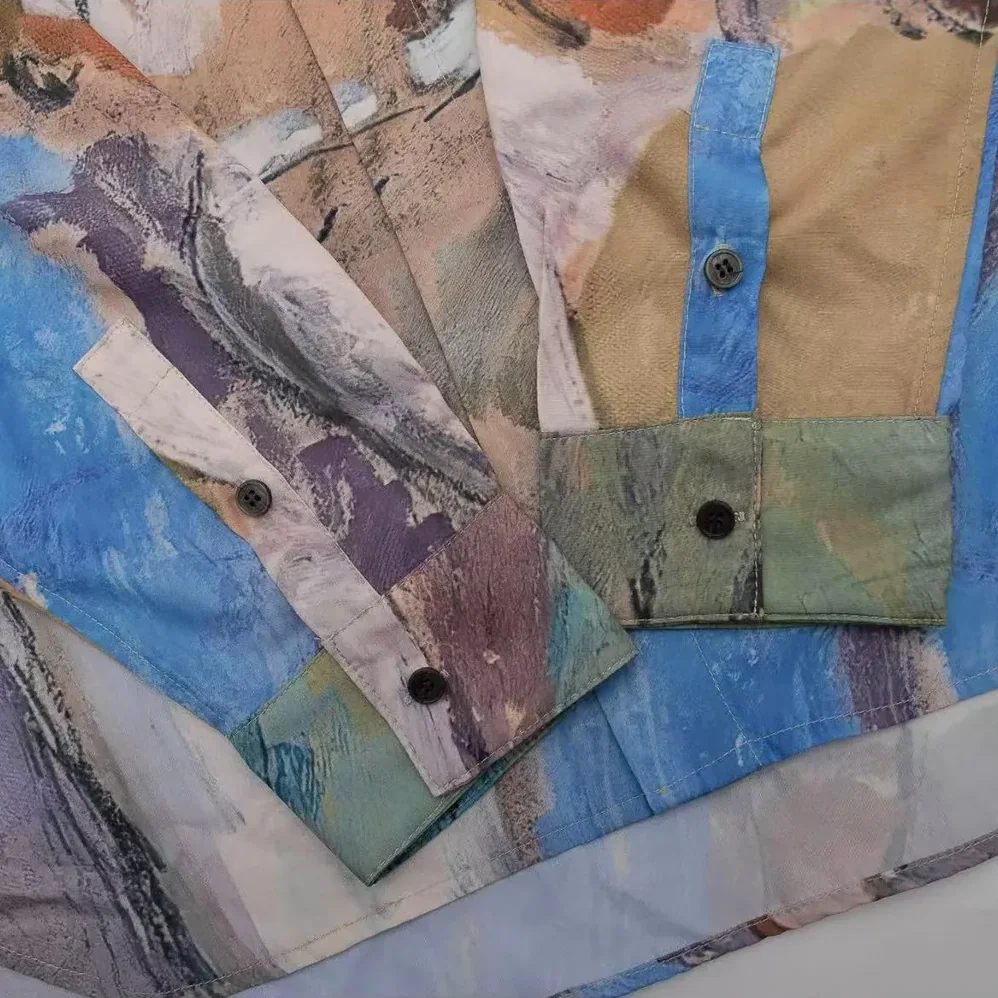 Dior Duncan Grant and Charleston Shirt Multicolor Cotton and Silk Poplin for Men