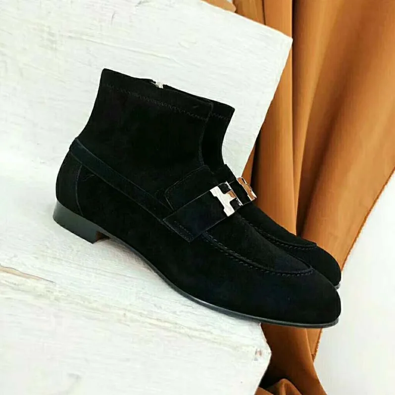 Hermes Shoes Saint Honore Ankle Boot for Women in Black Hermes Shoes Saint Honore Ankle Boot for Women in Black