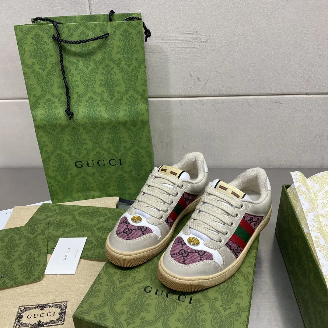 Gucci Screener GG Sneaker Cream Gucci Screener GG Sneaker Cream