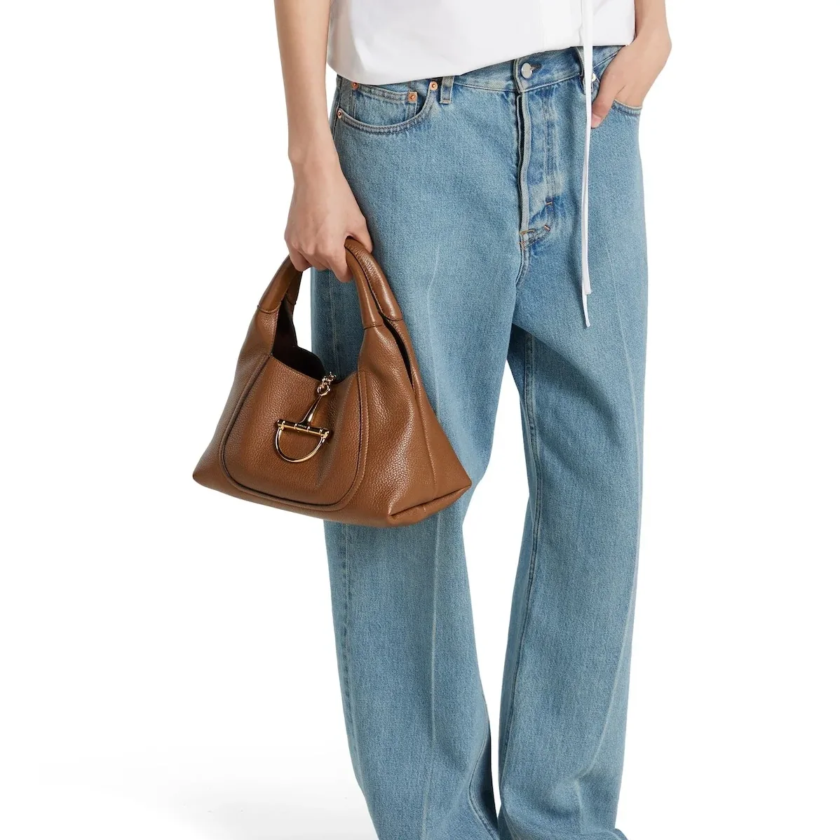 Gucci Softbit Medium Top Handle Bag Brown / Gucci Softbit Medium Top Handle Bag Brown /