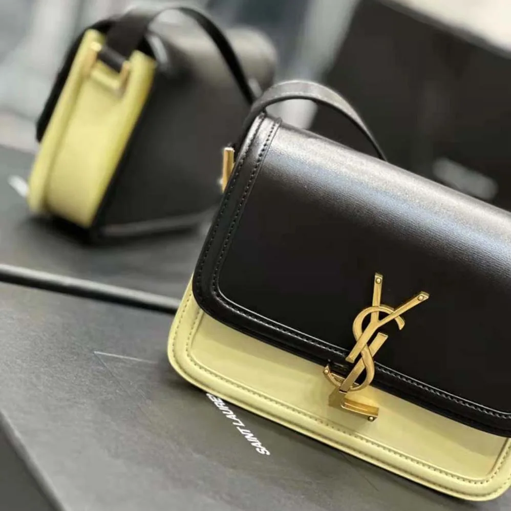 Saint Laurent YSL Solferino Medium Satchel in Box Saint Laurent Leather for Women Saint Laurent YSL Solferino Medium Satchel in Box Saint Laurent Leather for Women