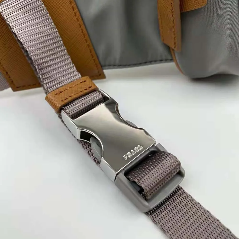 Prada Nylon Belt Bag for Men in Silver