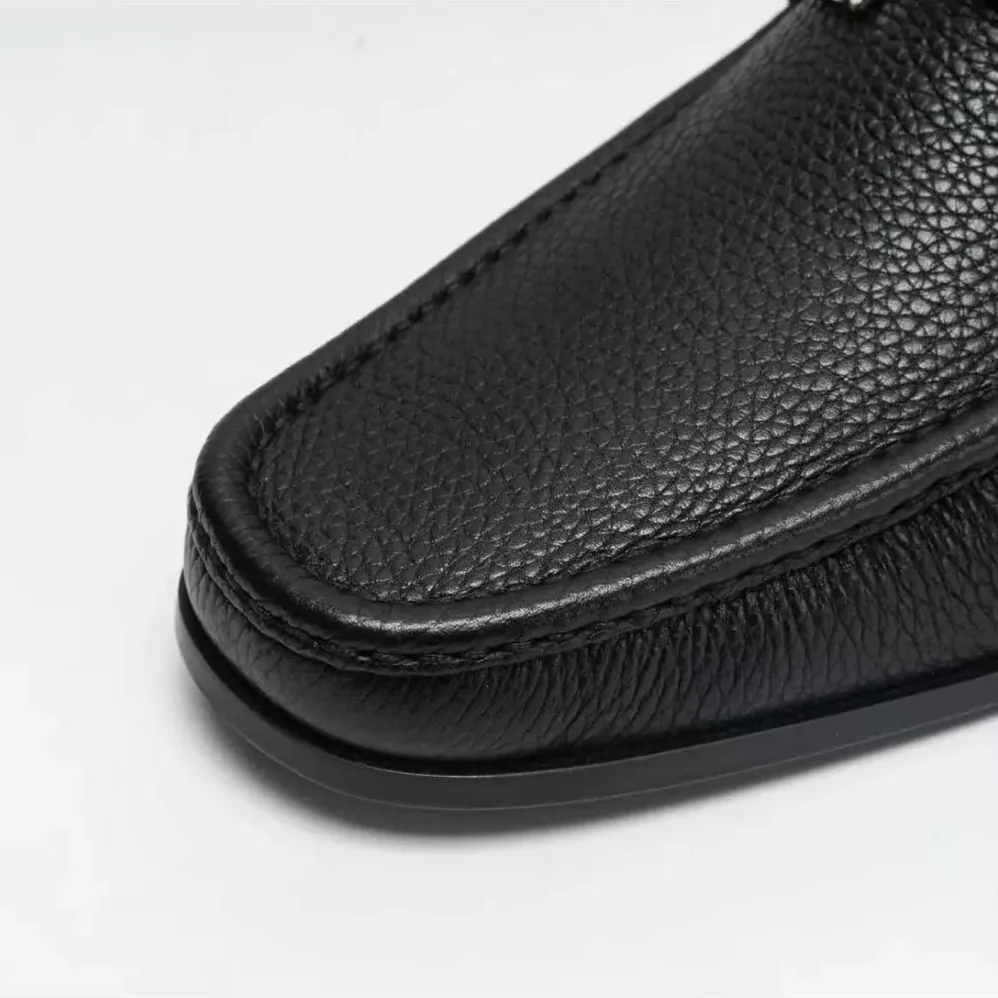 Salvatore Ferragamo Moccasin with Gancini Ornament for Men Salvatore Ferragamo Moccasin with Gancini Ornament for Men