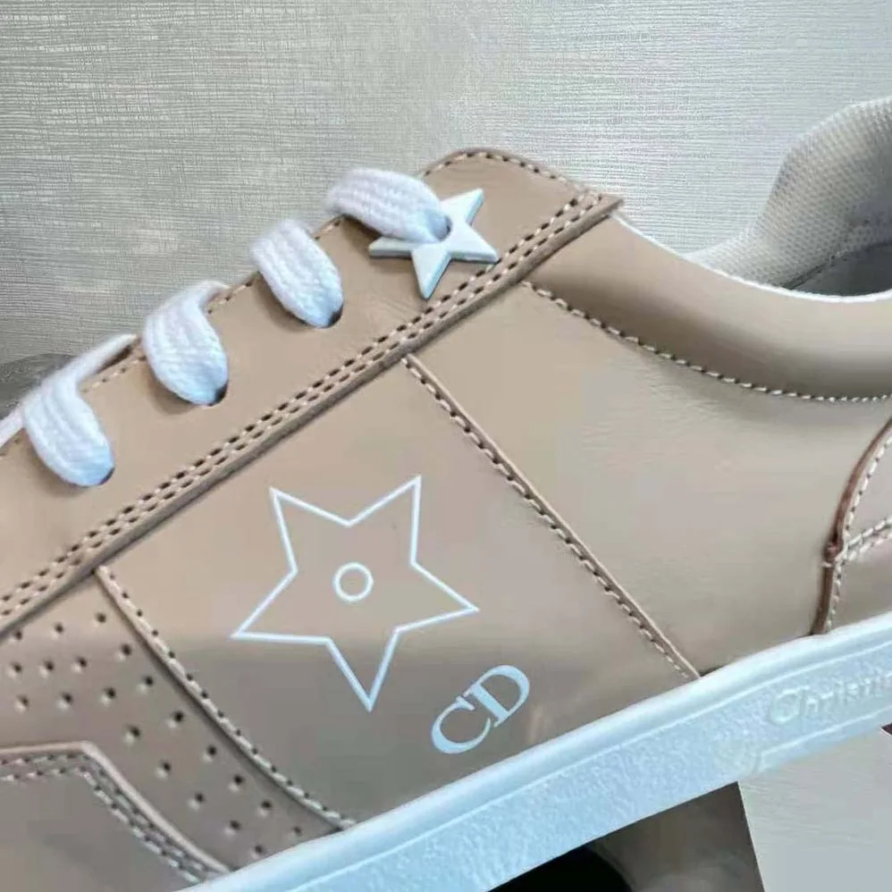 Dior Star Sneaker Nude Calfskin for Women Dior Star Sneaker Nude Calfskin for Women