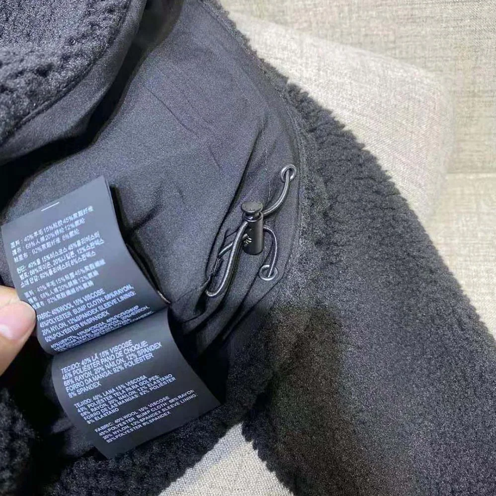 Prada Cropped Recycled Fleece Down Jacket for Women in Black Prada Cropped Recycled Fleece Down Jacket for Women in Black