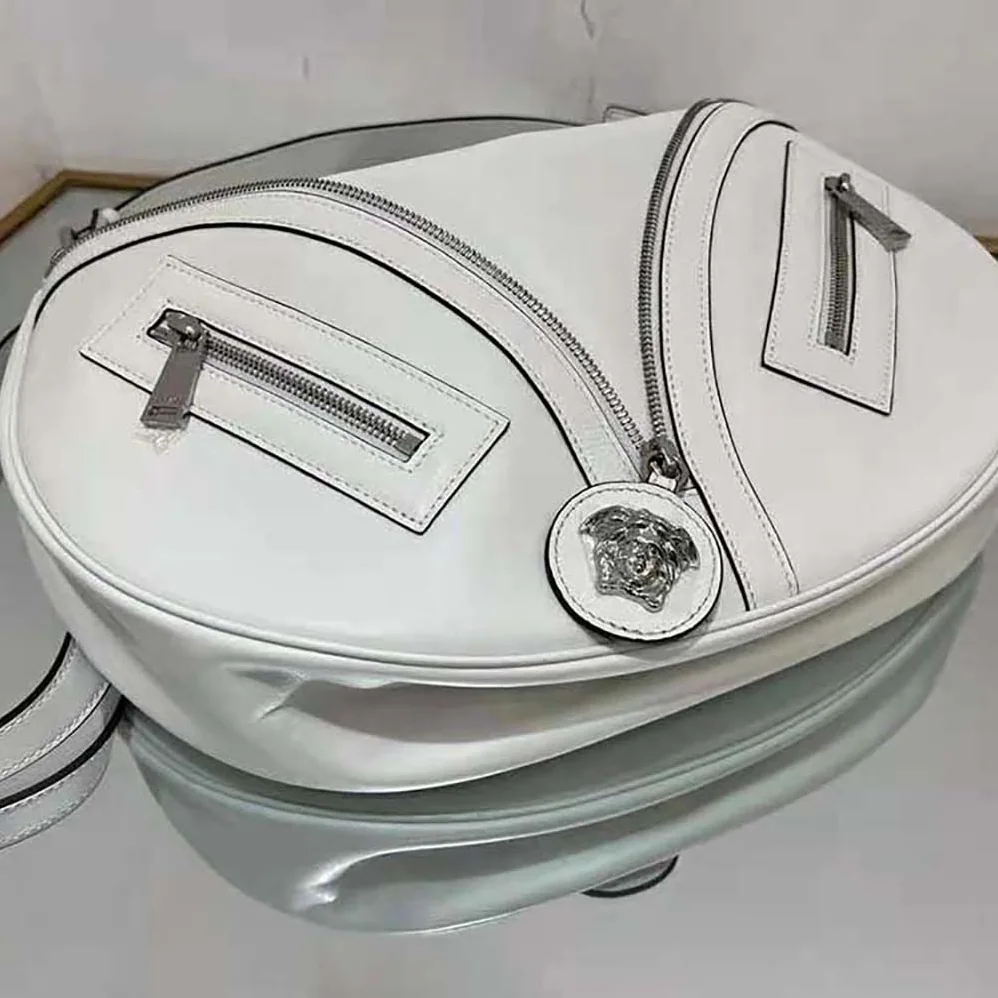 Versace Repeat Hobo Bag for Women in White
