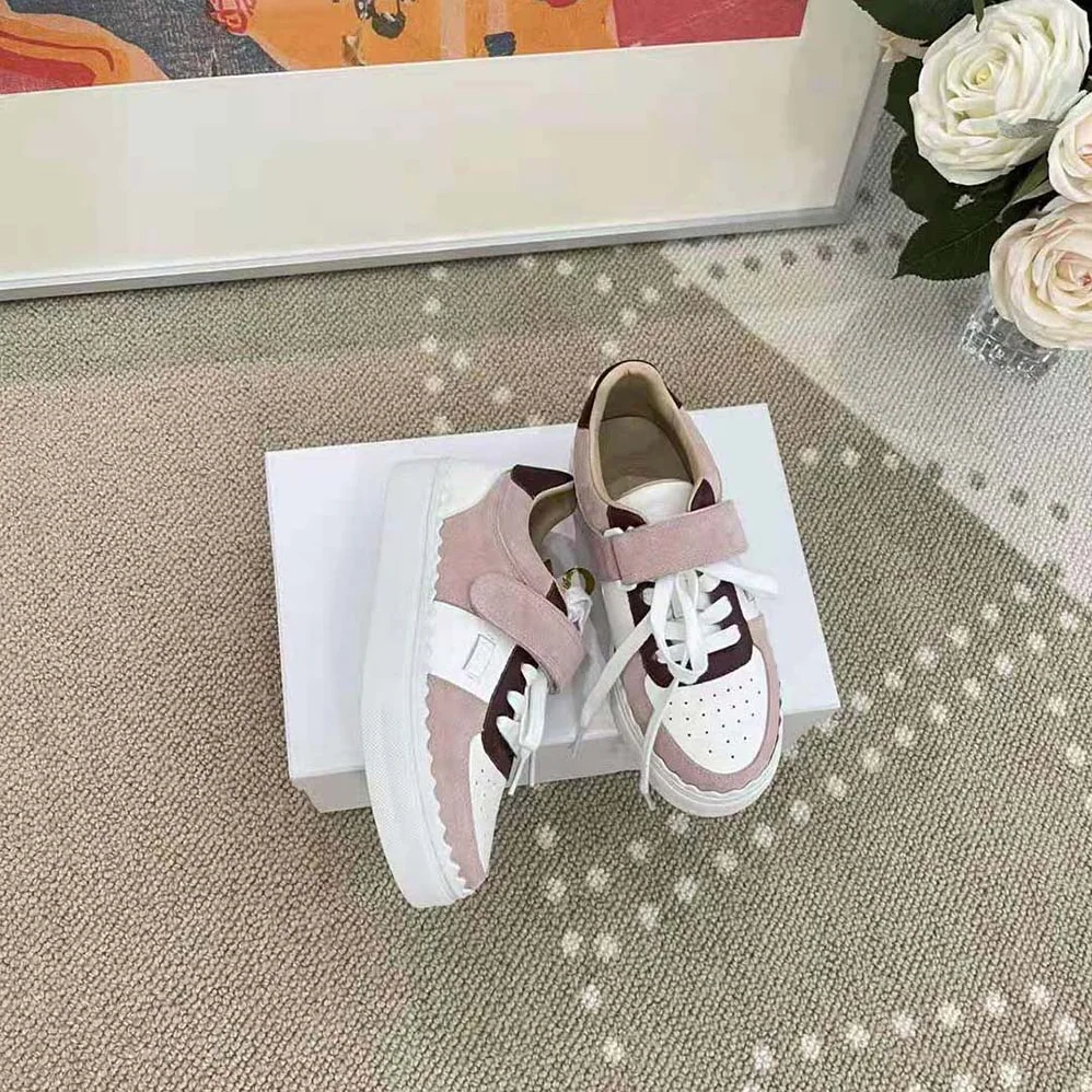 Chloe Lauren Sneaker with Strap for Women in Pink
