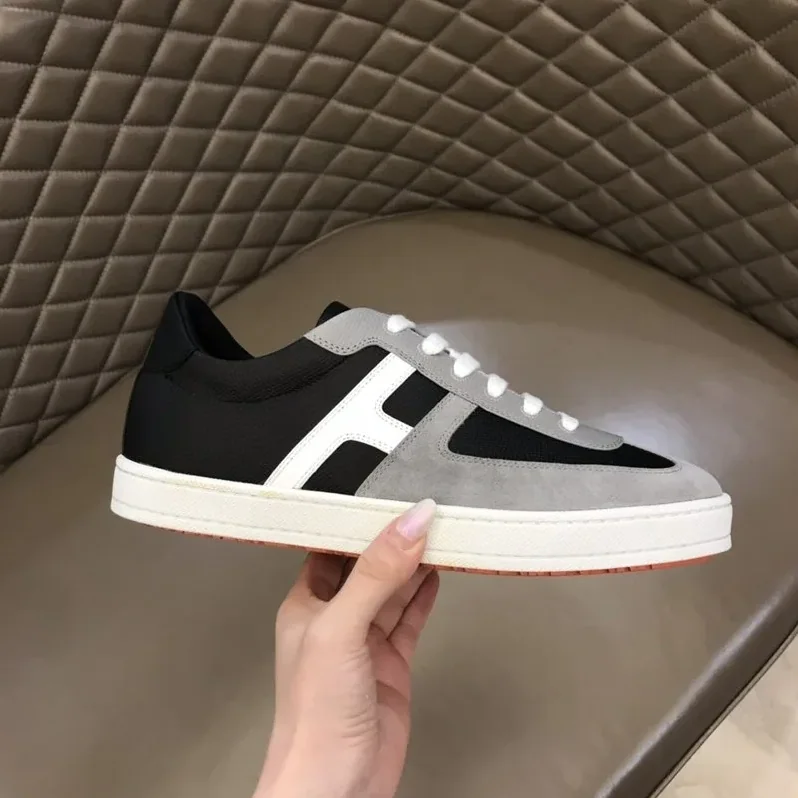 Hermes Boomerang Sneaker Black in Grey Hermes Boomerang Sneaker Black in Grey