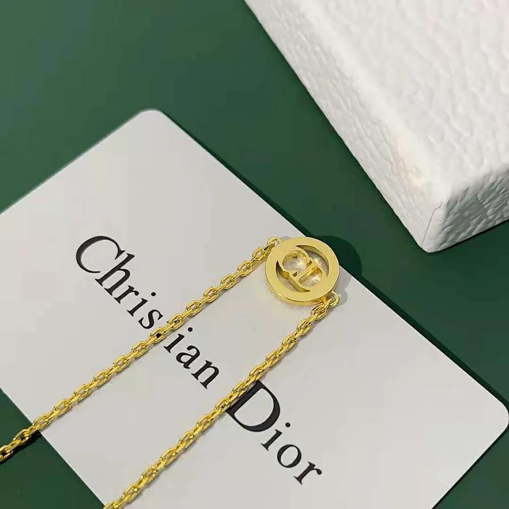 Dior Clair D Lune Bracelet Gold-Finish Metal and Silver for Women in Tone Crystals