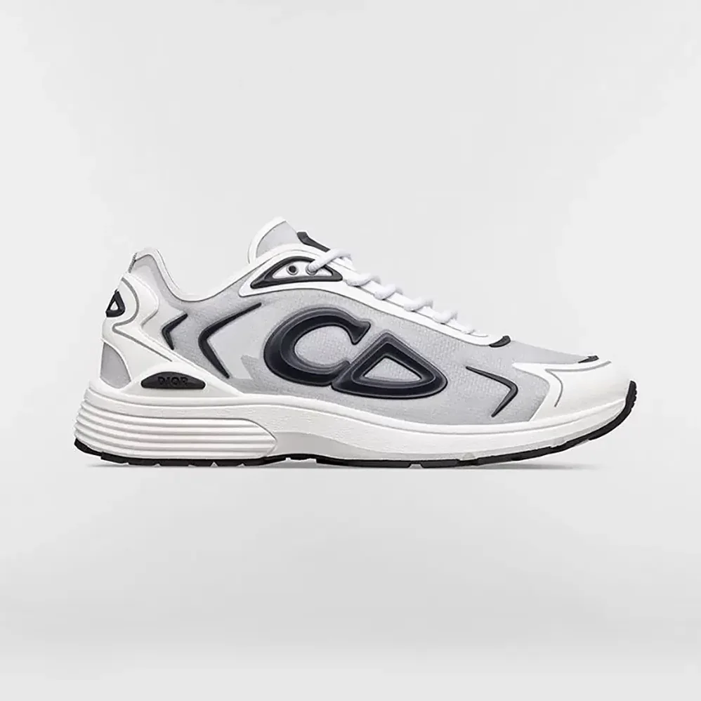 Dior B30 Countdown Tech Sneaker White Semi-Transparent N3O Nylon for Unisex Dior B30 Countdown Tech Sneaker White Semi-Transparent N3O Nylon for Unisex