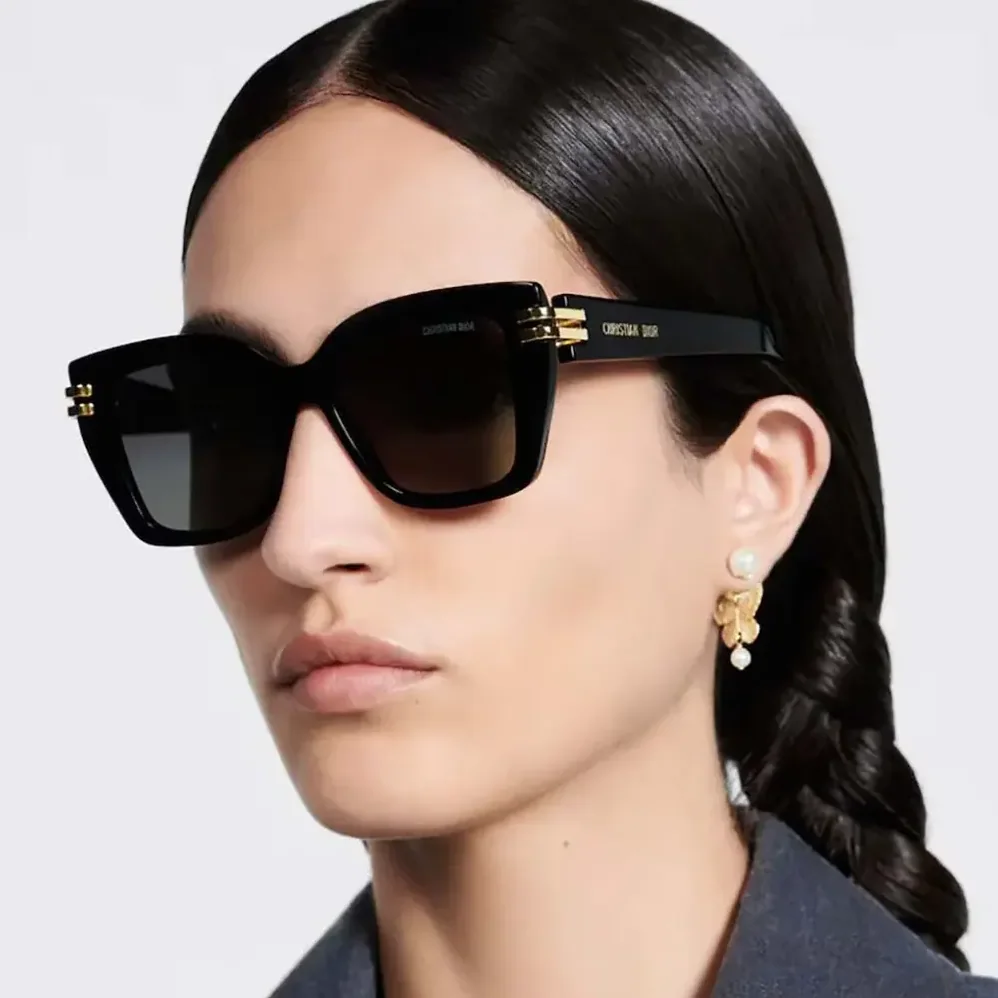 Dior CDior S1I Black Square Sunglasses for Unisex Dior CDior S1I Black Square Sunglasses for Unisex