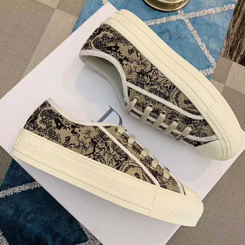 Dior Walk'n'Dior Sneaker Embroidered With Toile De Jouy for Women