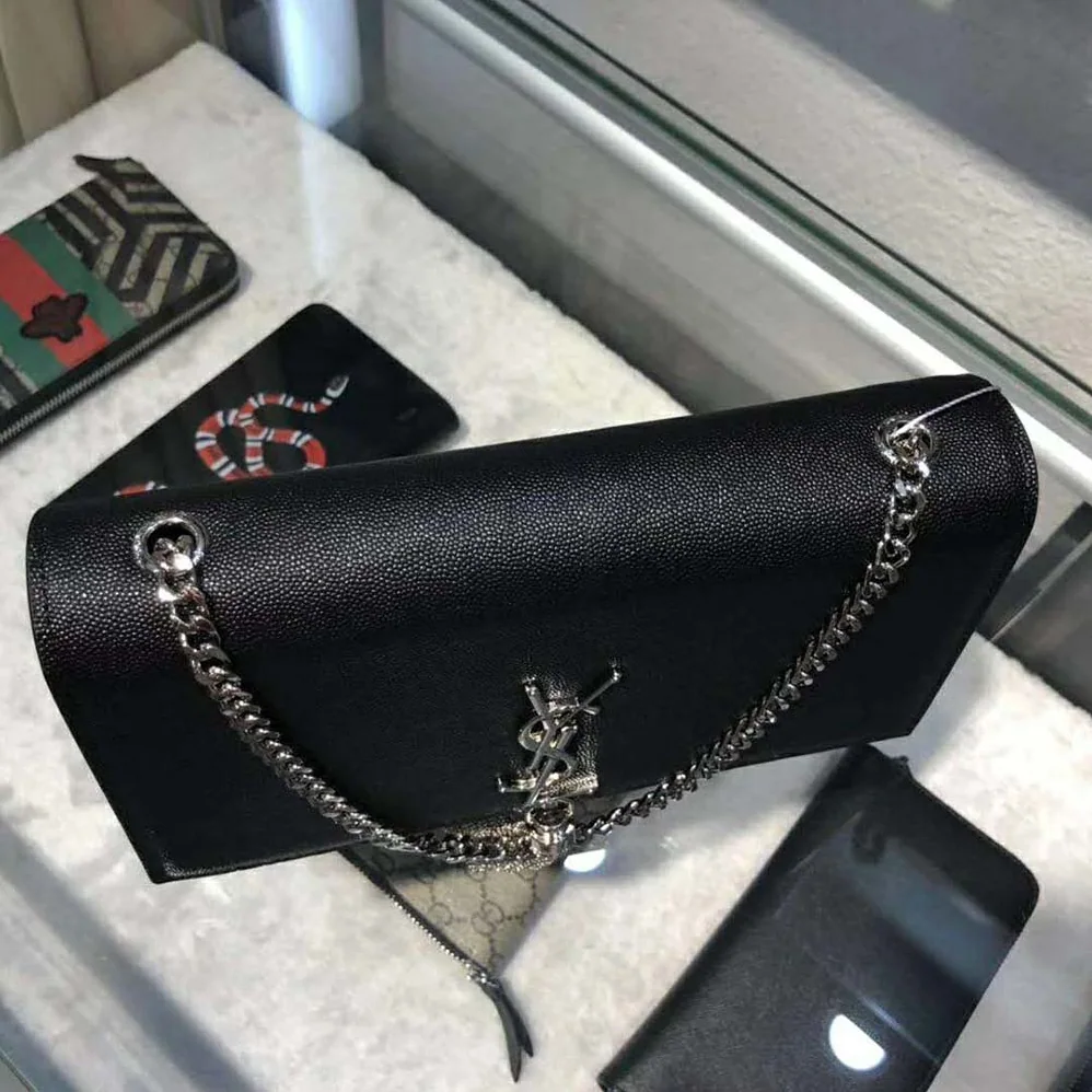 Saint Laurent YSL Kate Medium Tassel Grain De Poudre Embossed for Women Saint Laurent YSL Kate Medium Tassel Grain De Poudre Embossed for Women