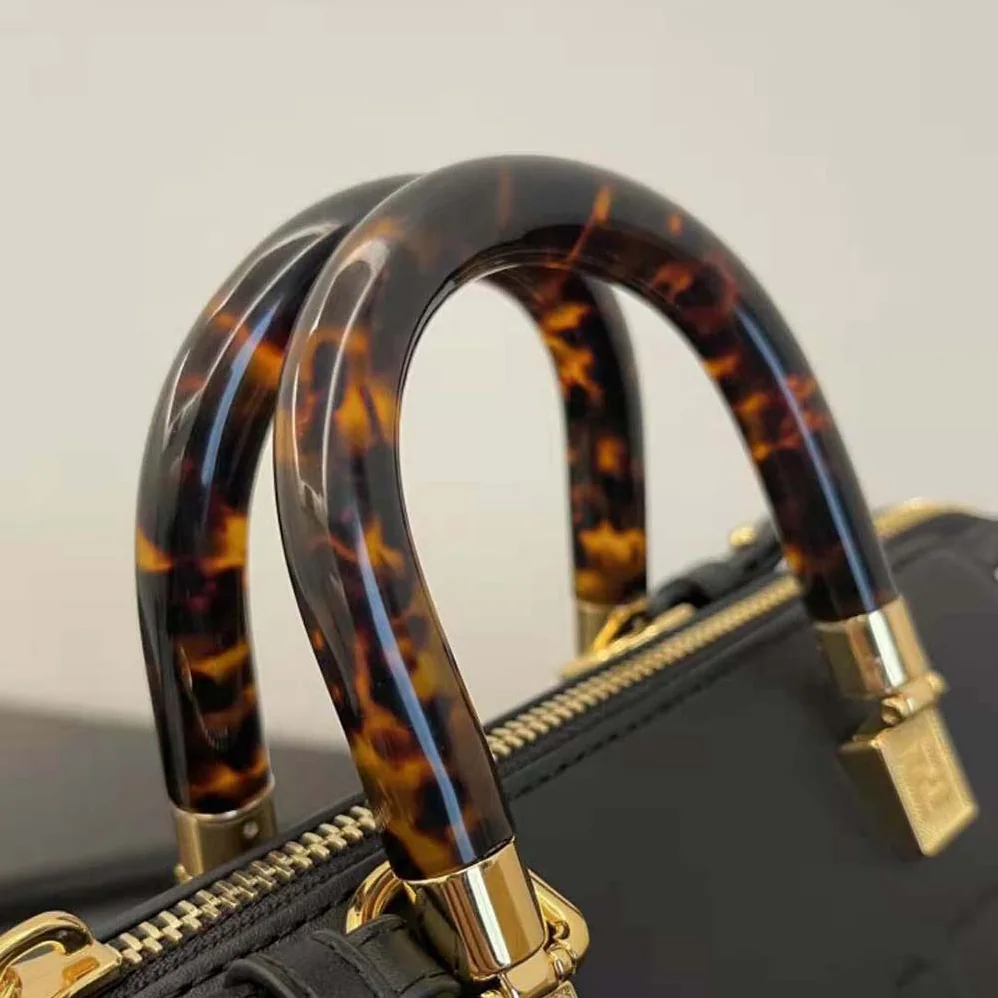 Fendi By The Way Mini Small Black Leather Boston Bag for Women