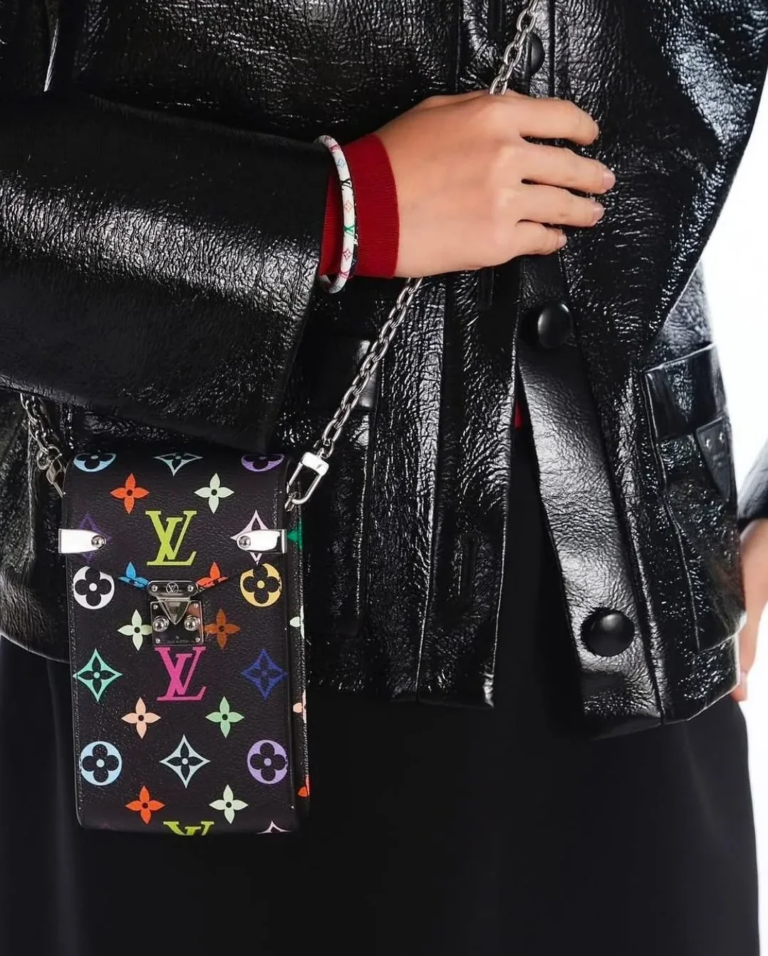 Louis Vuitton LV x TM Phone Pouch Metis in Multicolore Silver Hardware