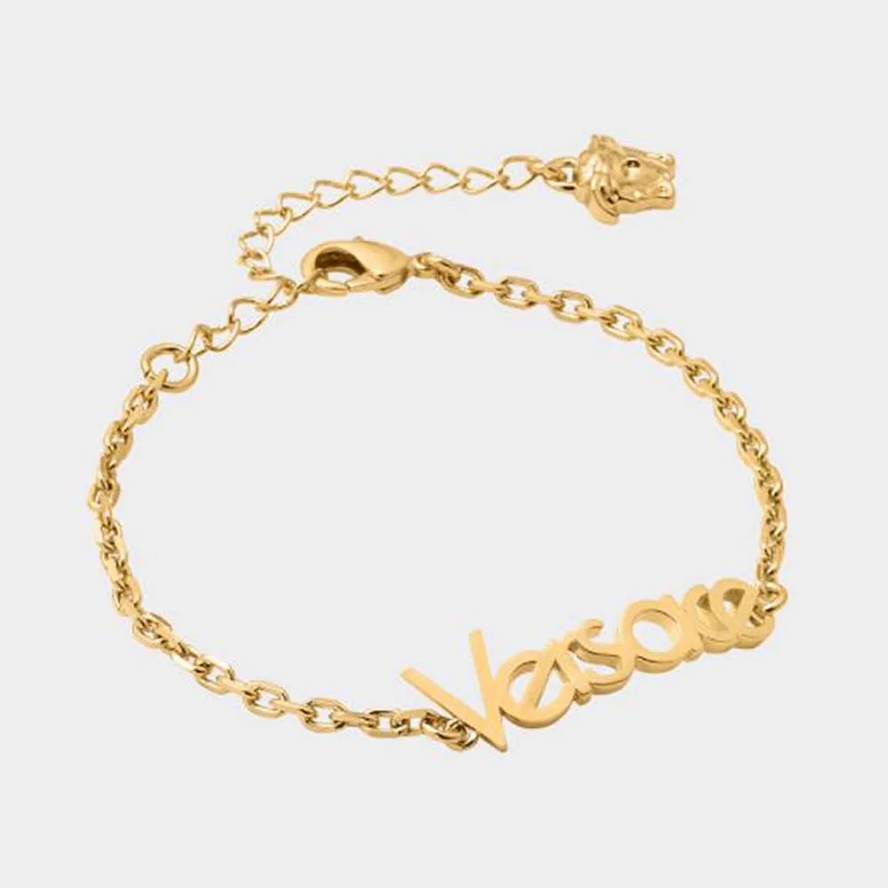 Versace Vintage Versace Logo Bracelet for Unisex Versace Vintage Versace Logo Bracelet for Unisex