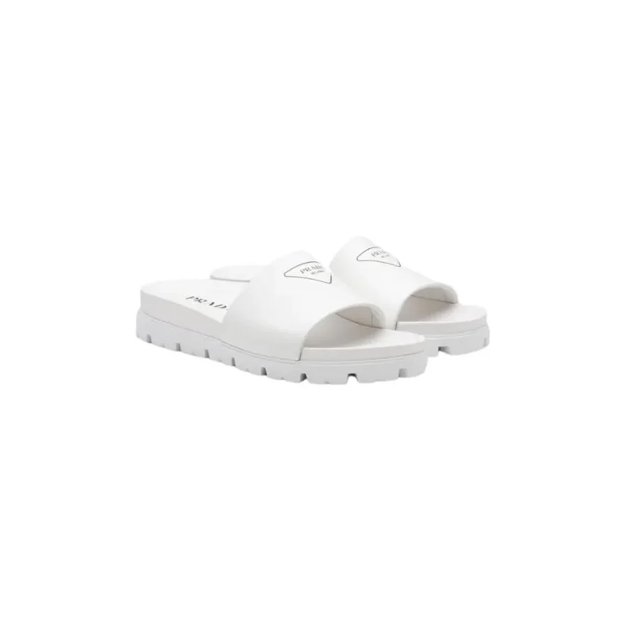 Prada Leather Slide Sandals - 2X3060_A21_F0009