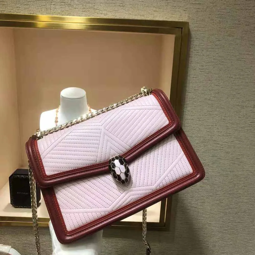 Bvlgari Serpenti Forever Shoulder Bag for Women in Pink Bvlgari Serpenti Forever Shoulder Bag for Women in Pink
