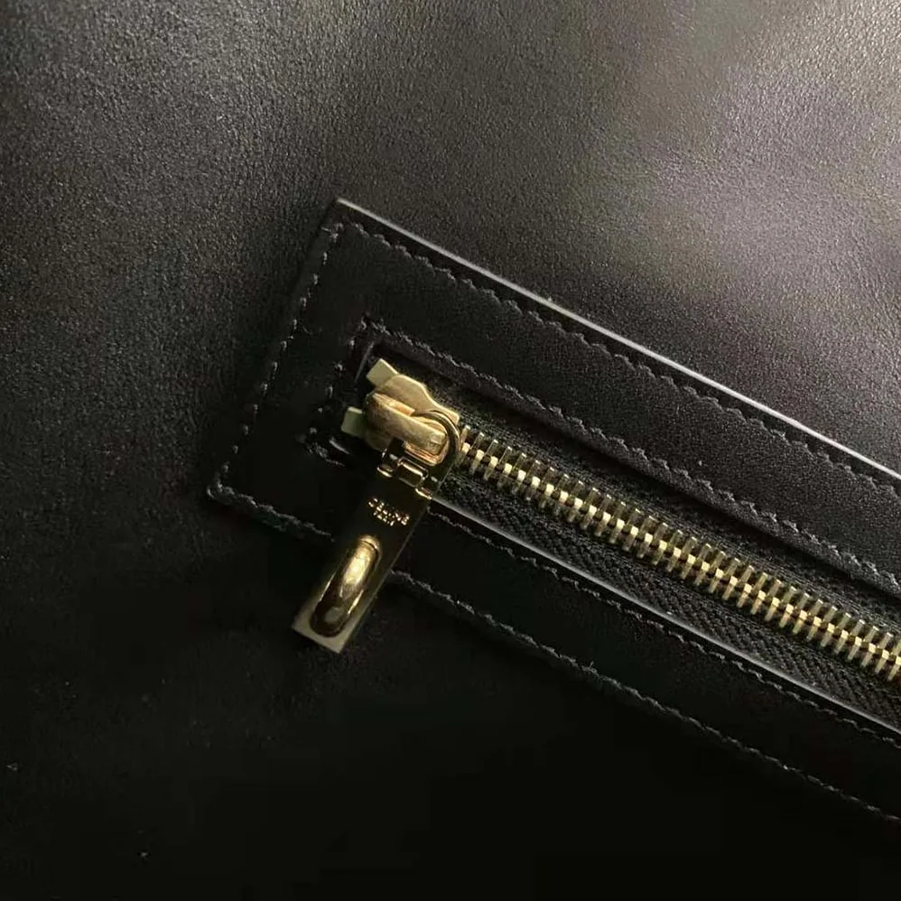 Celine Cabas 16 in Smooth Calfskin for Women in Black Celine Cabas 16 in Smooth Calfskin for Women in Black