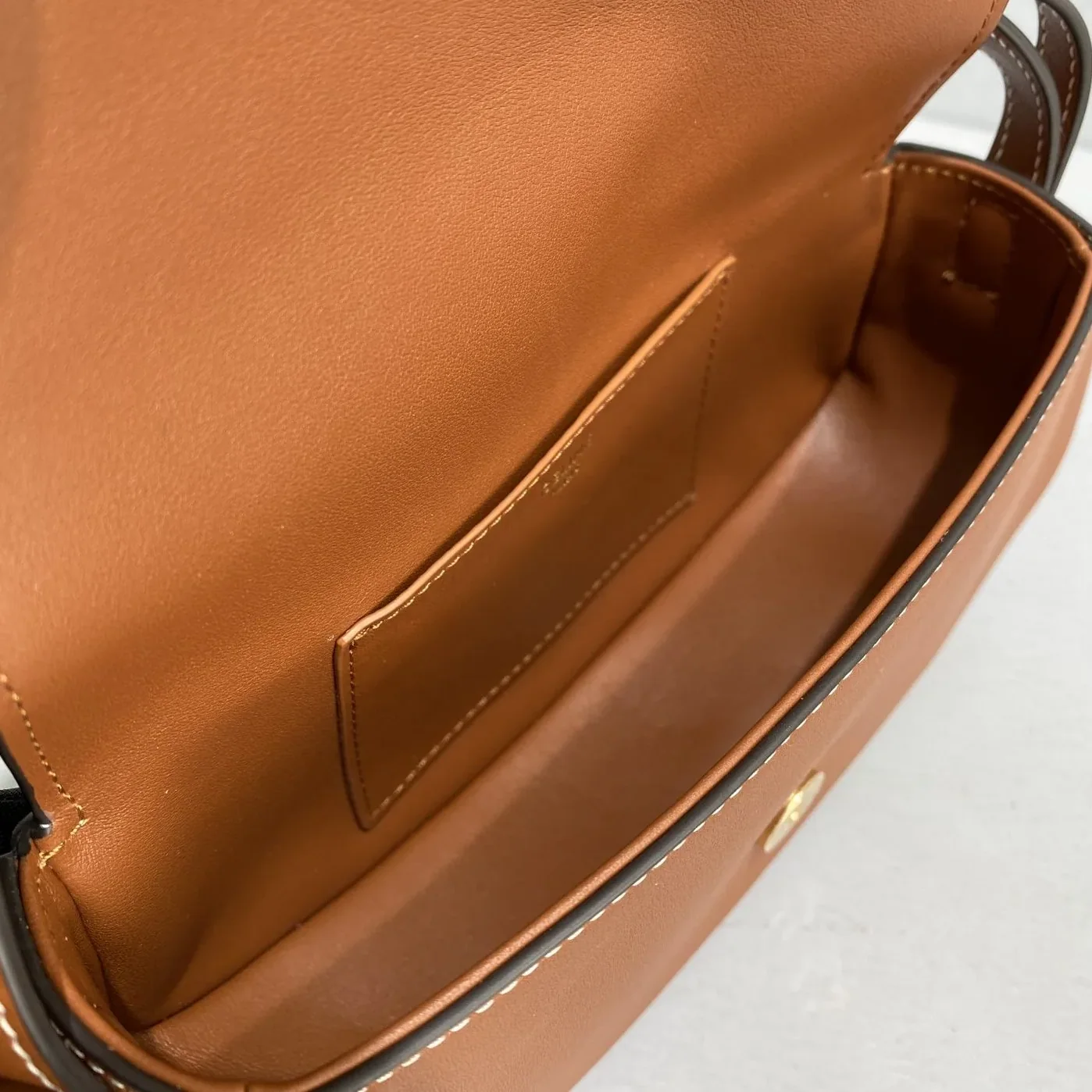Celine Clutch On Strap Brown /