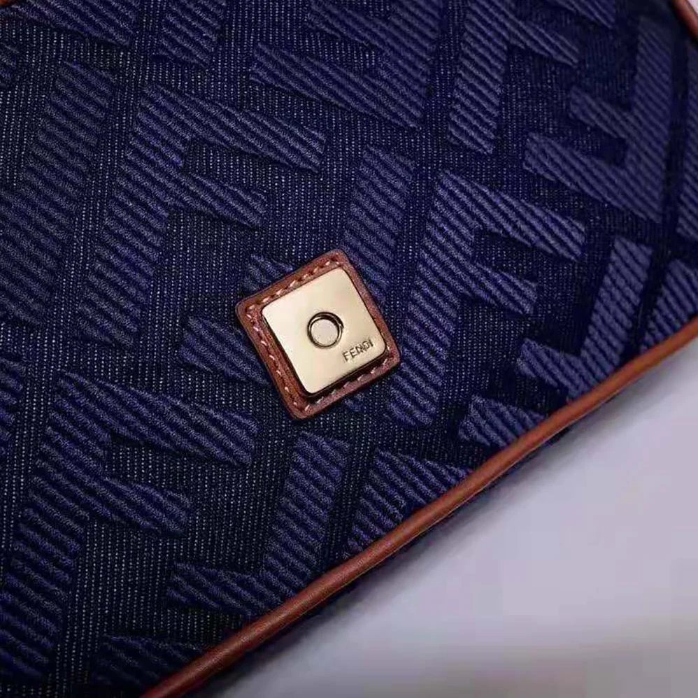 Fendi Baguette Blue Denim Bag for Women Fendi Baguette Blue Denim Bag for Women
