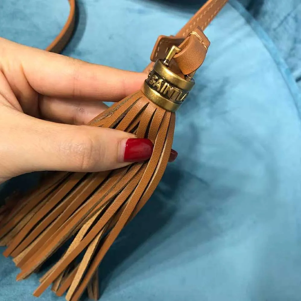 Saint Laurent YSL Lou Camera Bag in Quilted Suede and Smooth Leather for Women