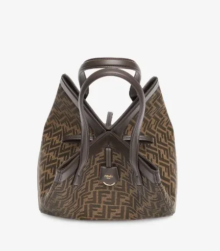 Fendi Origami Mini Brown Bag 8BS083AFPMF1GL7 - / 7.2 Inches Fendi Origami Mini Brown Bag 8BS083AFPMF1GL7 - / 7.2 Inches