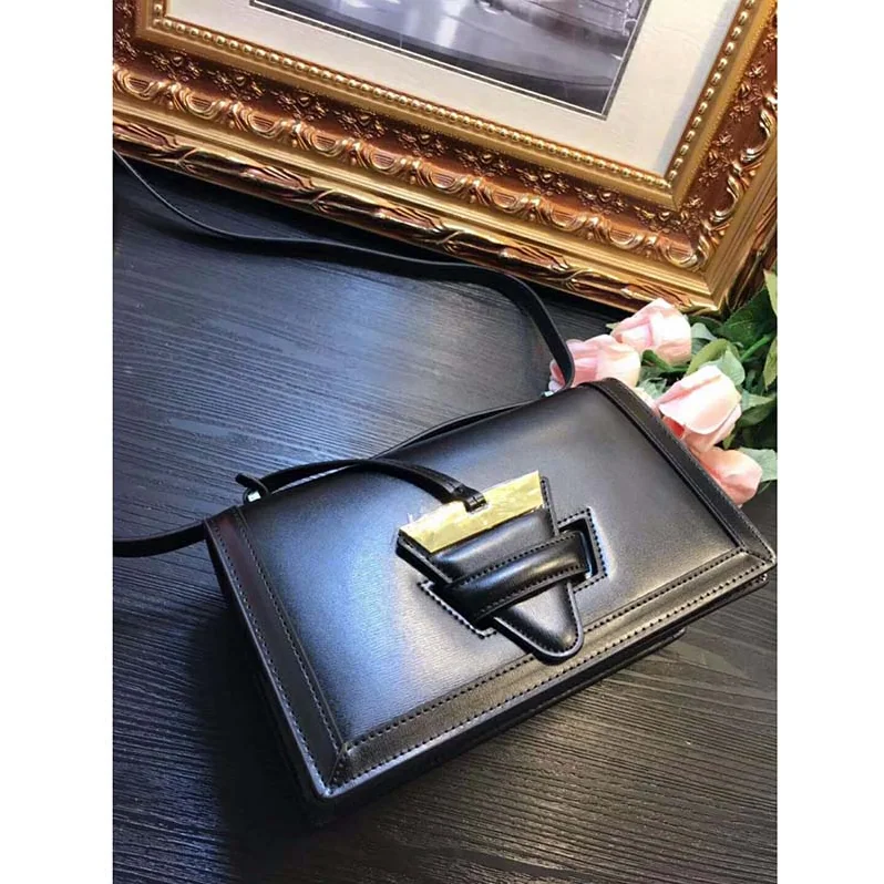 Loewe Barcelona Small Bag in Calfskin Leather for Women in Black
