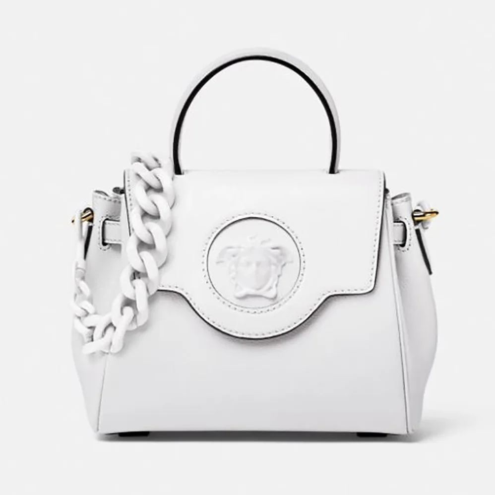 Versace La Medusa Small Handbag Crafted From Premium Leather for Women Versace La Medusa Small Handbag Crafted From Premium Leather for Women