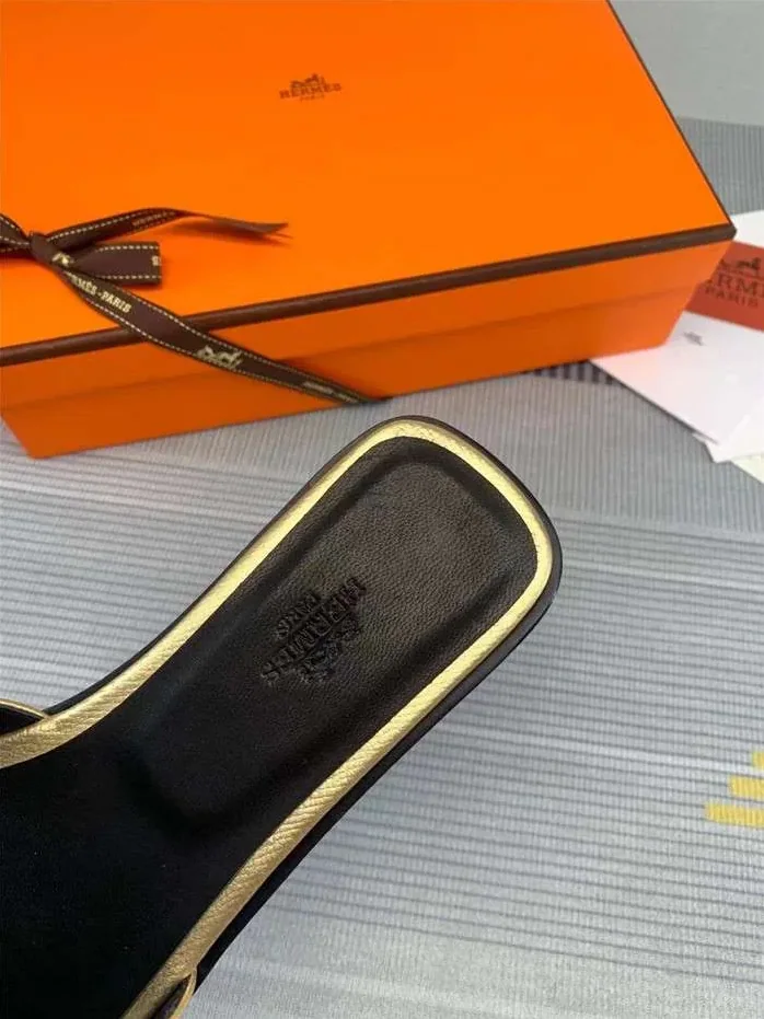 Hermes Oran Sandal Gold Hermes Oran Sandal Gold