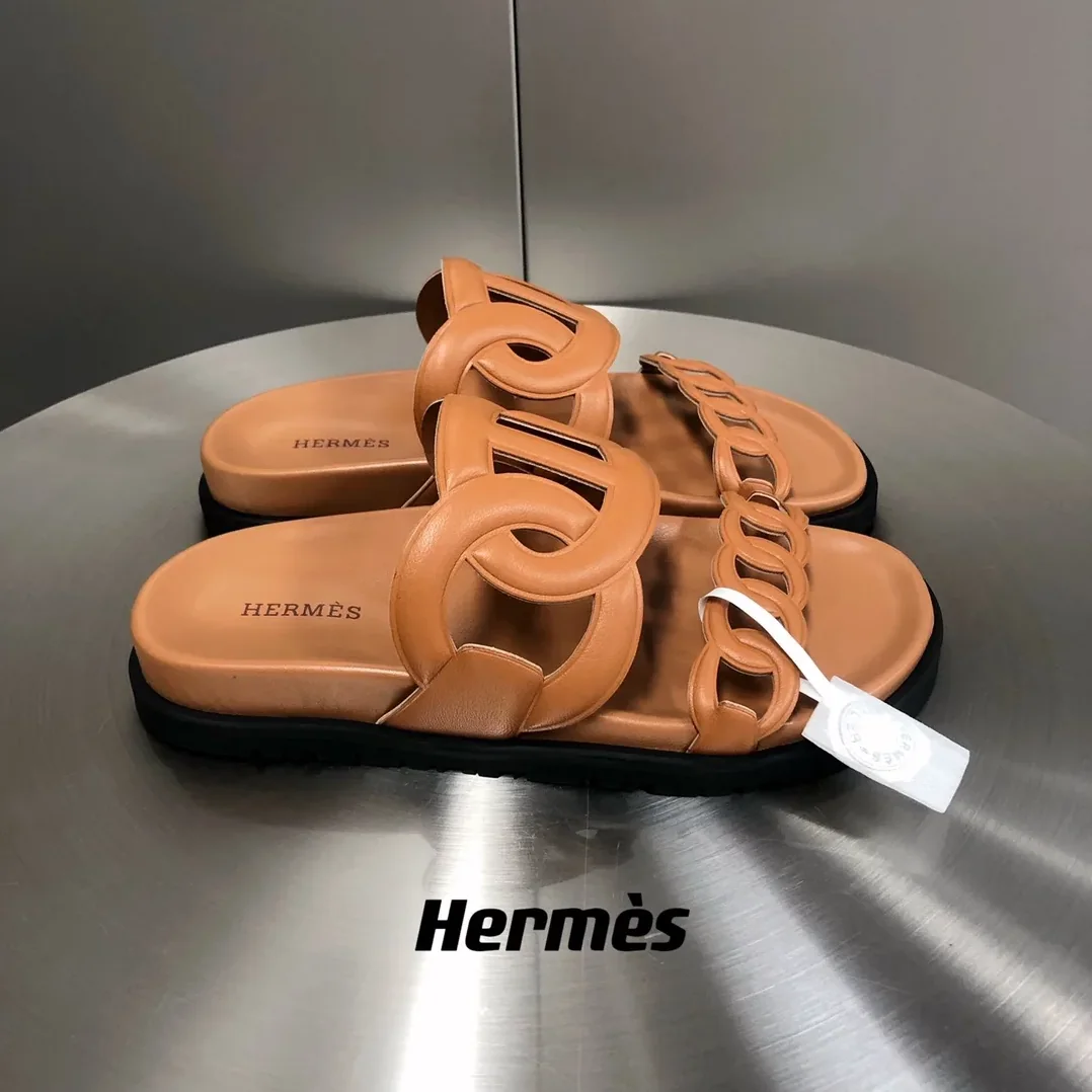 Hermes Extra Sandal Brown Hermes Extra Sandal Brown