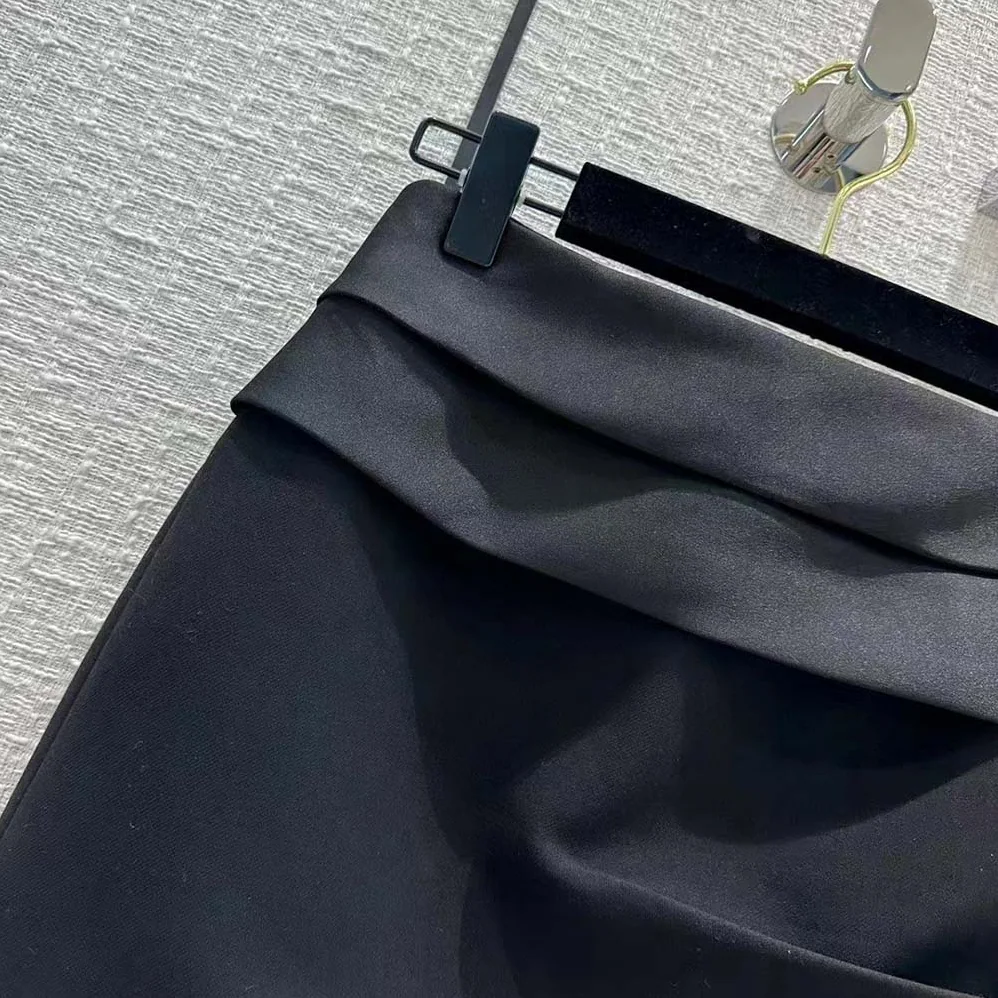 Prada Kid Mohair and Satin Miniskirt for Women in Black Prada Kid Mohair and Satin Miniskirt for Women in Black