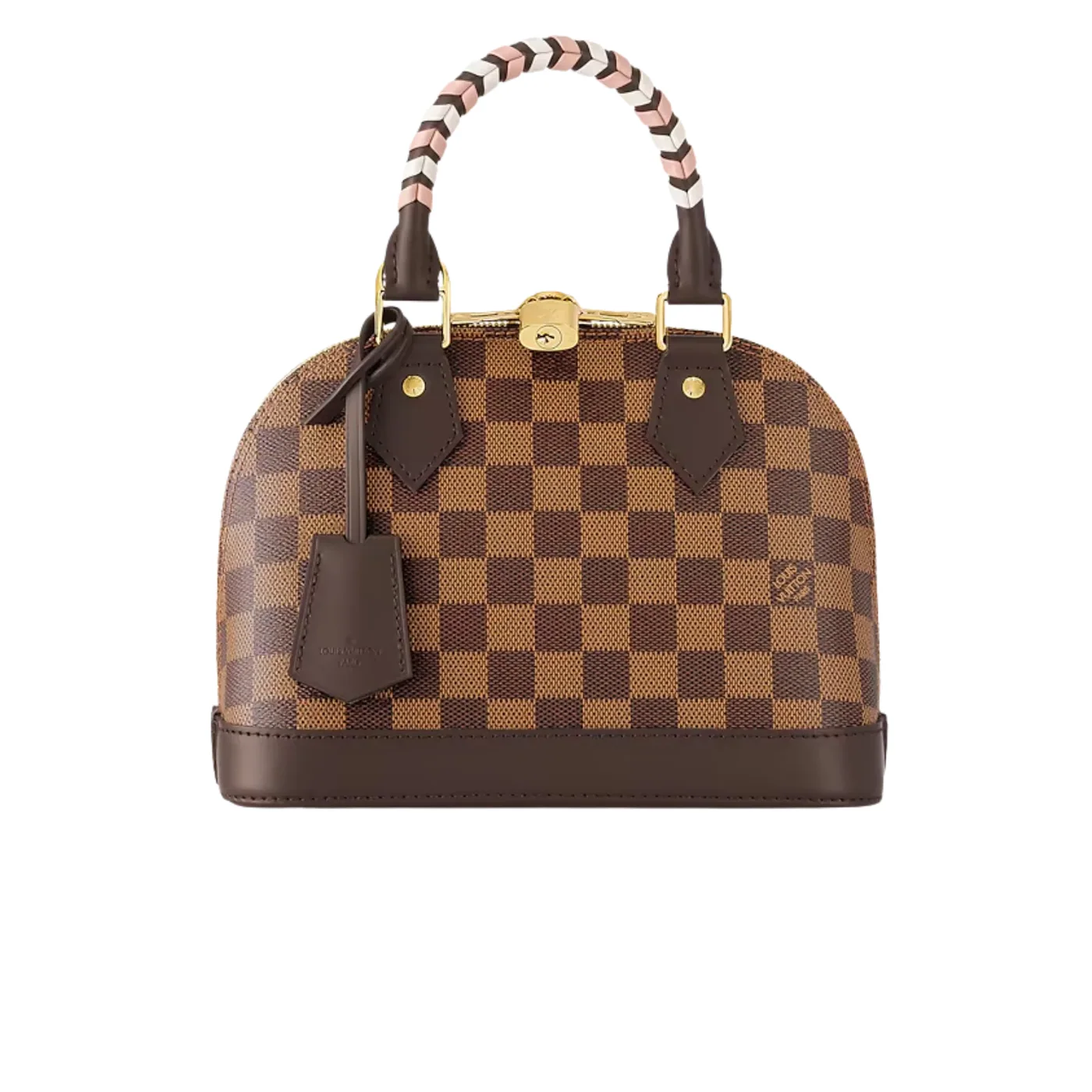 Louis Vuitton Alma BB Top Handle Bag in Brown Gold Hardware Louis Vuitton Alma BB Top Handle Bag in Brown Gold Hardware
