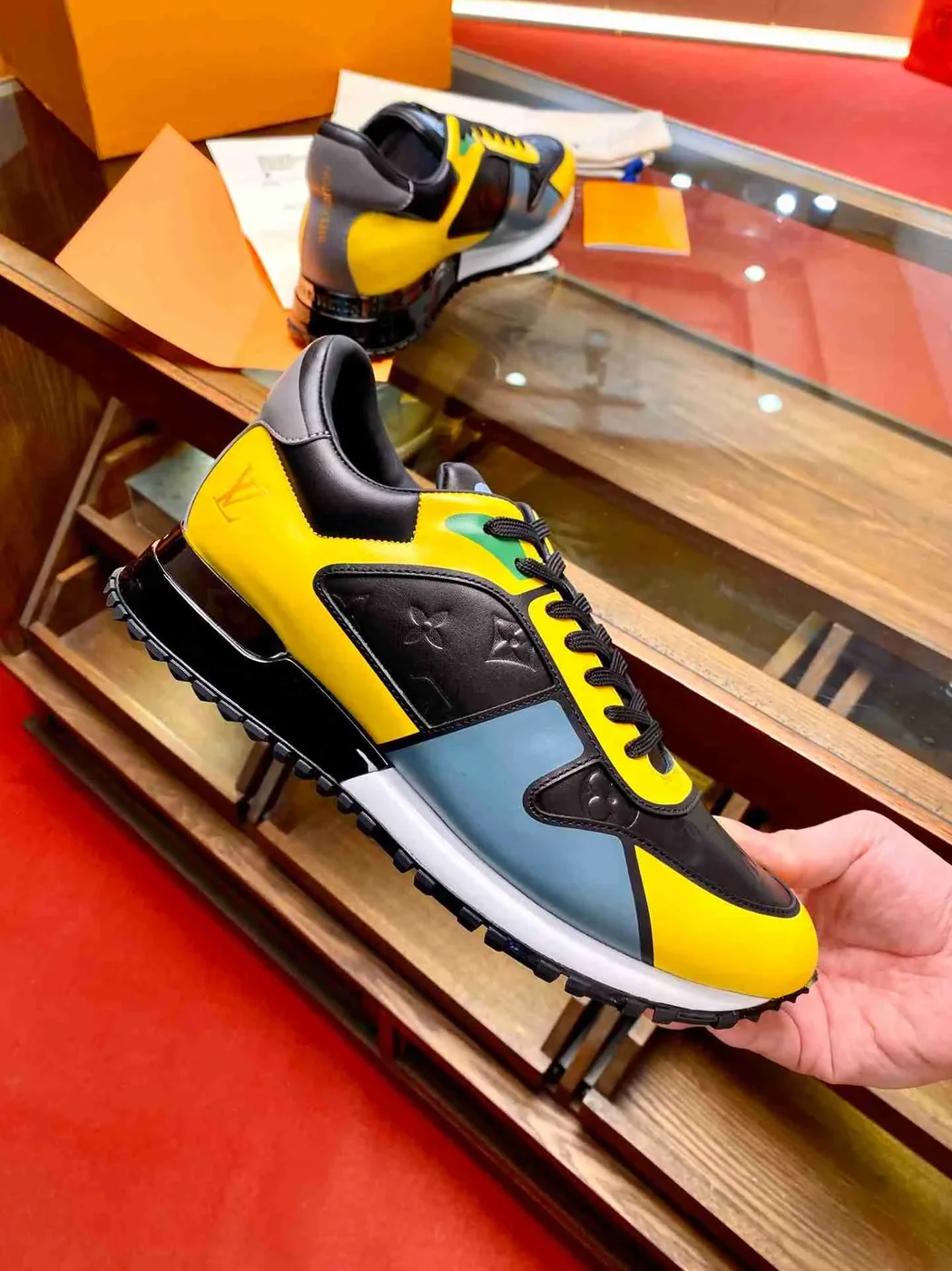 Louis Vuitton Run Away Sneaker Yellow