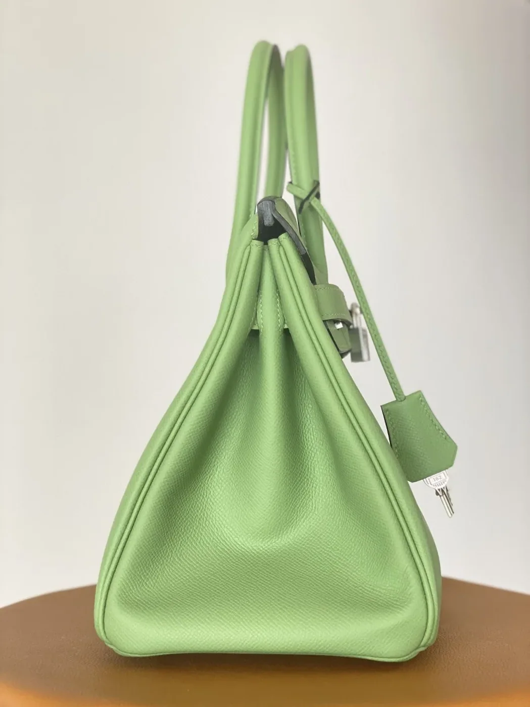 Hermes Birkin Nata Swift Green Silver Toned Hardware / Hermes Birkin Nata Swift Green Silver Toned Hardware /