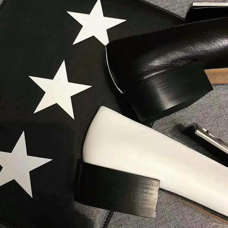 Givenchy Shoes Two-Tone 4G Loafers 30mm Heel for Women