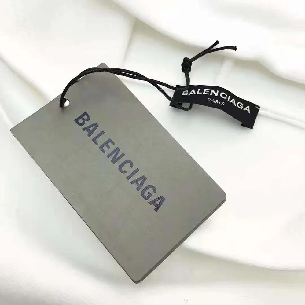 Balenciaga College Wide Fit Hoodie in off-white and Dark Blue Medium Fleece for Men Balenciaga College Wide Fit Hoodie in off-white and Dark Blue Medium Fleece for Men