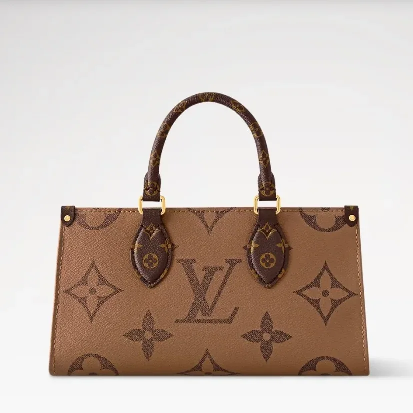 Louis Vuitton OnTheGo East West Chain Tote Bag in Monogram Reverse Gold Hardware