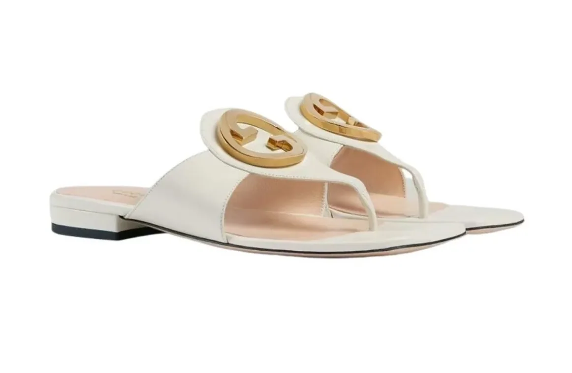 Gucci Blondie Thong Sandal White Gucci Blondie Thong Sandal White