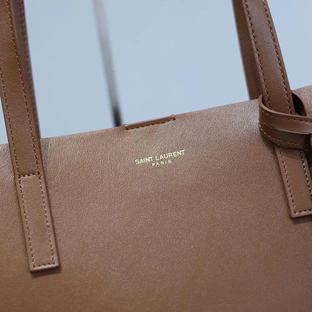 Saint Laurent YSL Shopping Saint Laurent in Leather for Women in Brown Saint Laurent YSL Shopping Saint Laurent in Leather for Women in Brown