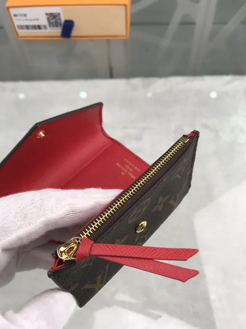 Louis Vuitton Victorine Wallet In Monogram Canvas Red